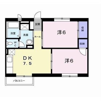 間取図 サンアベニューＢ