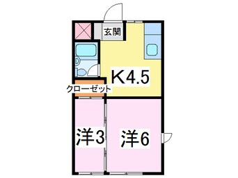間取図 ラセゾン１番館