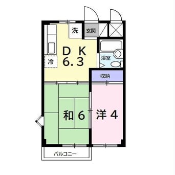 間取図 ラセゾン１番館