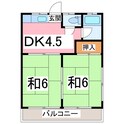 ハイツ山田Dの間取図