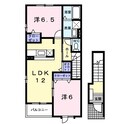 グレイスヴィラＢの間取図