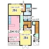 内房線/五井駅 バス:9分:停歩7分 2階 築17年 2LDKの間取り