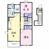 内房線/長浦駅 徒歩17分 2階 築21年 2DKの間取り