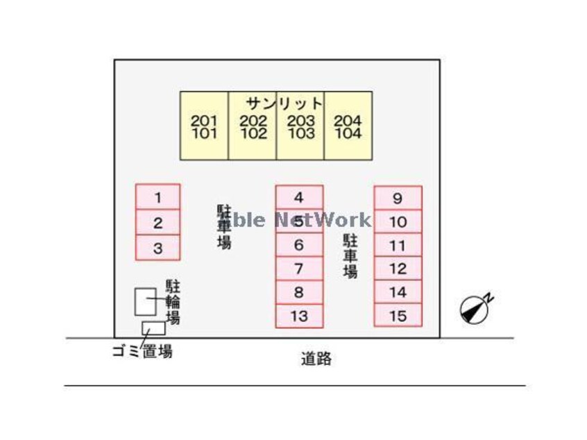敷地図 サンリット(市原市)
