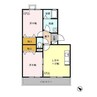 内房線/長浦駅 徒歩22分 2階 築23年 2LDKの間取り