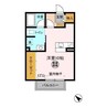 内房線/長浦駅 徒歩8分 2階 築19年 1Rの間取り