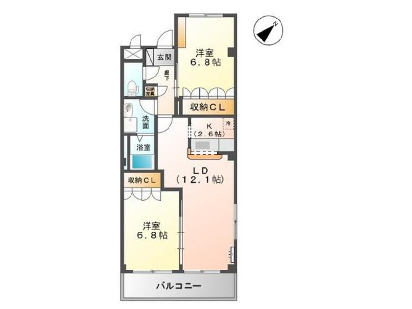 間取図 パレスコート