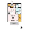 内房線/長浦駅 徒歩12分 1階 築19年 1Rの間取り