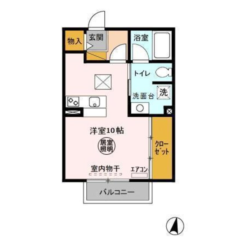 間取図 内房線/長浦駅 徒歩12分 1階 築18年