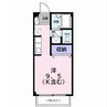 内房線/五井駅 徒歩14分 2階 築26年 1Kの間取り