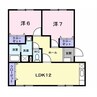 Ｔ＆ＭⅡ 2LDKの間取り