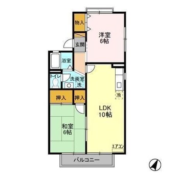 間取図 内房線/八幡宿駅 徒歩19分 1階 築32年