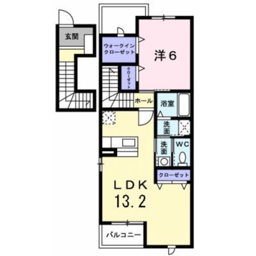 間取図 フォーレドュアンジュ