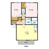 内房線/五井駅 バス:10分:停歩5分 2階 築22年 2LDKの間取り