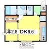 内房線/五井駅 徒歩11分 1階 築15年 1DKの間取り