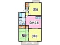 ファミールタヤマＡの間取図