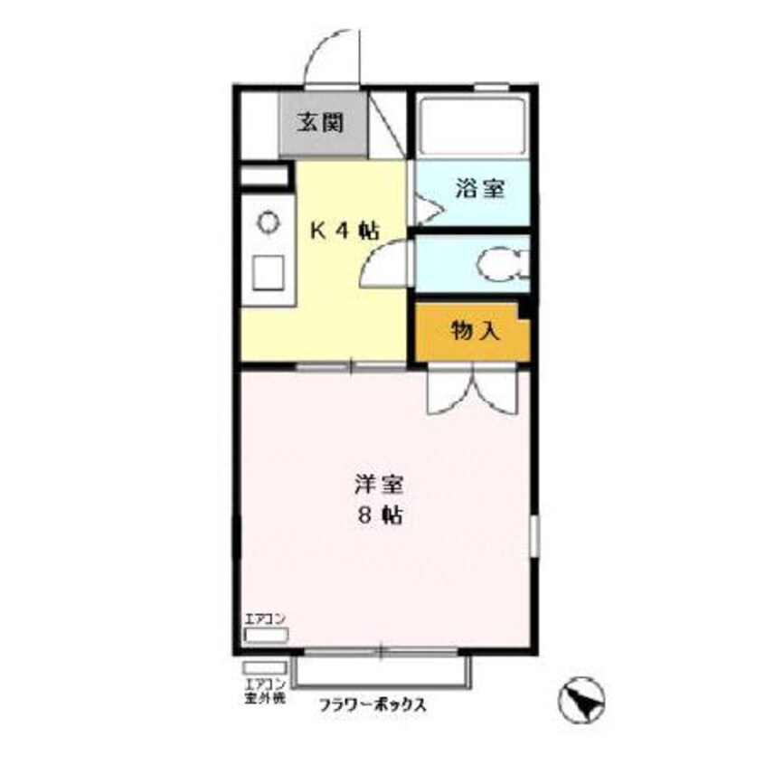 間取図 内房線/五井駅 バス5分君塚郵便局下車下車:停歩4分 2階 築31年