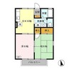 内房線/袖ケ浦駅 バス:10分:停歩1分 2階 築31年 2DKの間取り