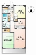 エスポワールメゾンちはらの間取図