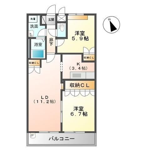 間取り図 フォレストヴィラⅡ