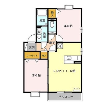 間取図 ソレアードⅡ(南国分寺台)