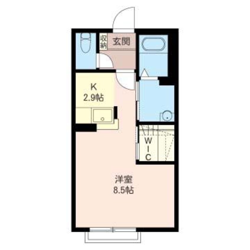 間取図 内房線/八幡宿駅 徒歩7分 1階 築20年