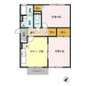 内房線/五井駅 バス:8分:停歩5分 2階 築28年 2DKの間取り