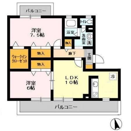 間取り図 トリニシティ参番館