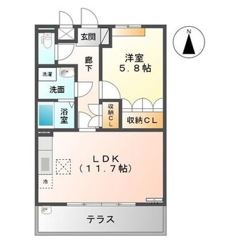 間取図 京成千葉線・千原線/ちはら台駅 バス13分ちはら台東4丁目下車:停歩3分 1階 築19年