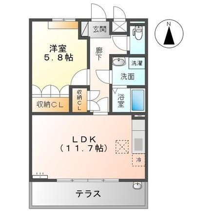 間取り図 エクセルハイムＡ