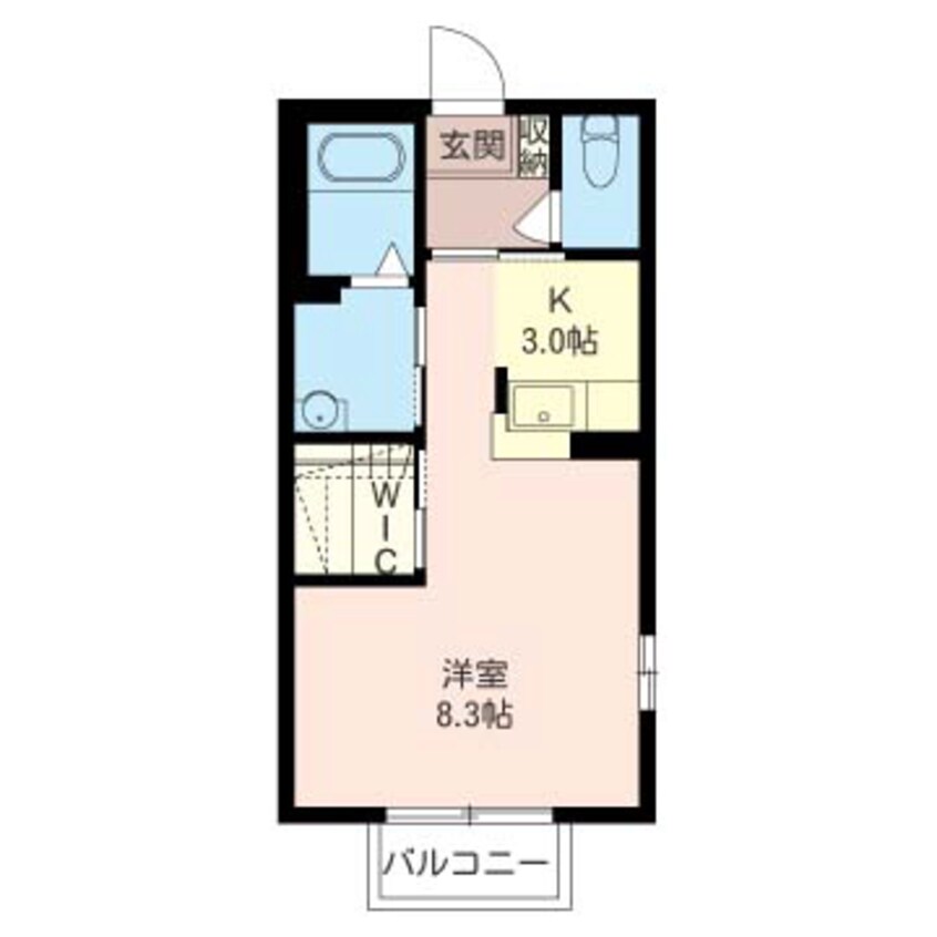 間取図 内房線/五井駅 徒歩10分 1階 築19年