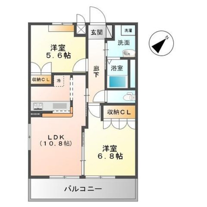 間取図 グランウッドＡ