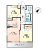 グランウッドＡ 2LDKの間取り