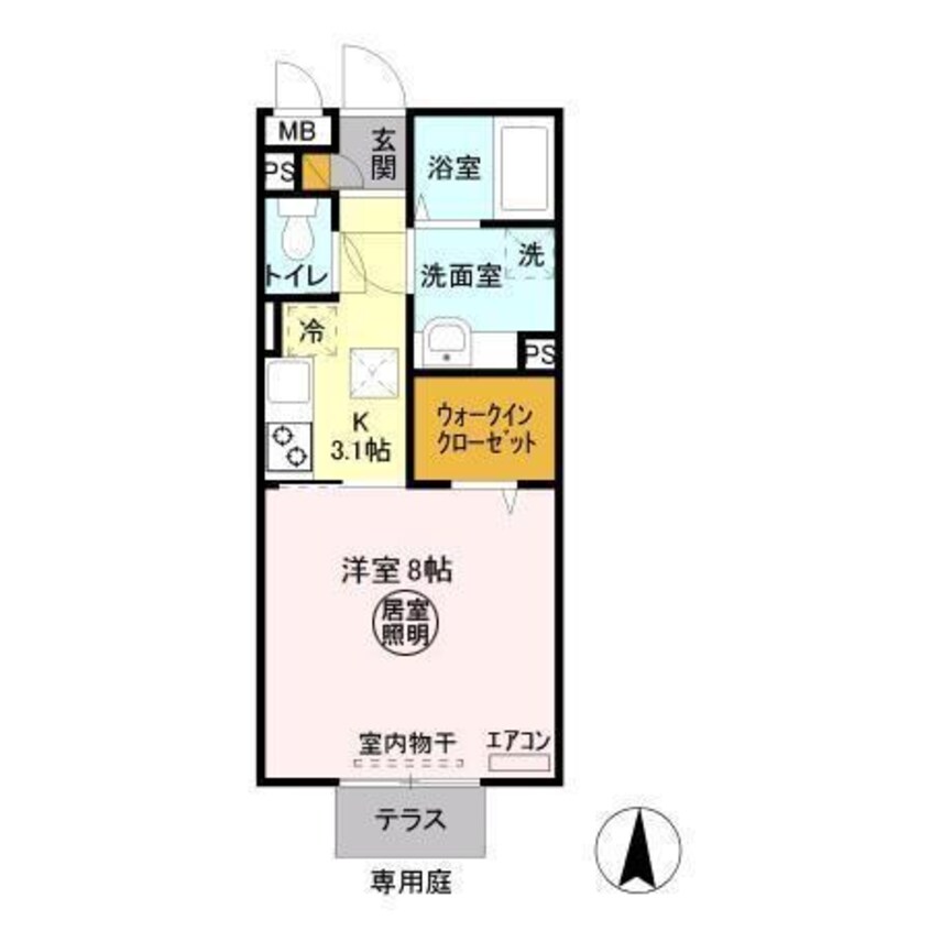 間取図 内房線/袖ケ浦駅 バス10分三井アウトレットパーク木更津下車:停歩12分 3階 築12年