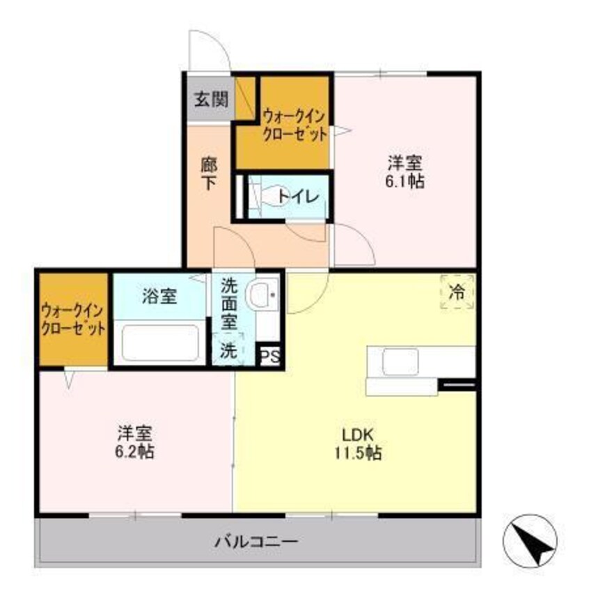 間取図 ウィルステージ