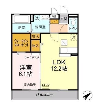 間取図 京成千葉線・千原線/ちはら台駅 徒歩9分 1階 築11年