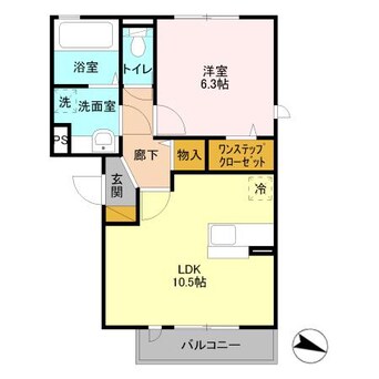 間取図 内房線/長浦駅 徒歩9分 2階 築10年