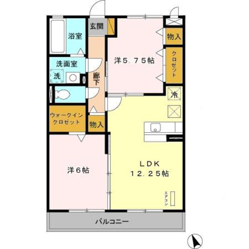 間取図 内房線/八幡宿駅 徒歩3分 3階 築16年