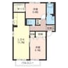 内房線/五井駅 徒歩10分 1階 築21年 2LDKの間取り