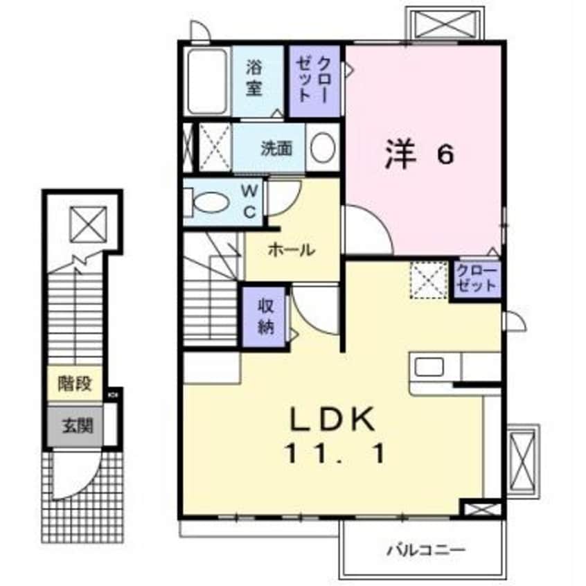 間取図 テンダーパレス