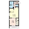 ラルーチェ(五井マスト) 1LDKの間取り