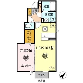 間取図 内房線/姉ケ崎駅 徒歩17分 1階 築9年