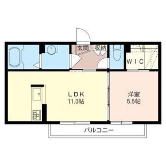 間取図 内房線/姉ケ崎駅 徒歩19分 2階 築11年