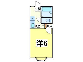 間取図 内房線/姉ケ崎駅 徒歩7分 2階 築34年