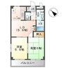 京成千葉線・千原線/ちはら台駅 徒歩13分 1階 築23年 2DKの間取り
