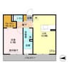 イーストパレス 1LDKの間取り