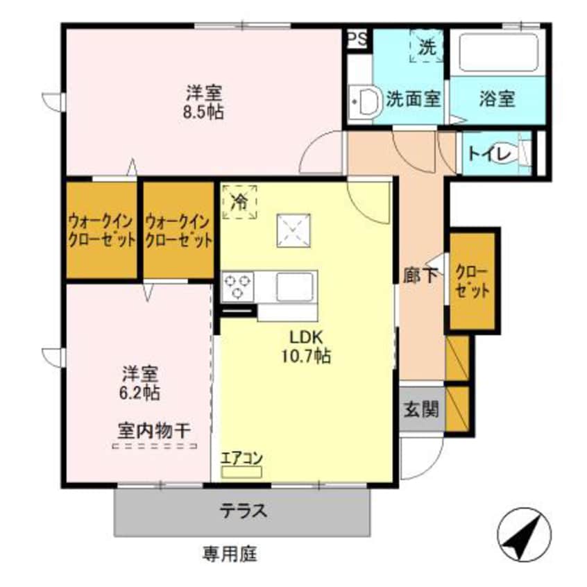 間取図 ウィステリアⅢ