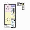 内房線/姉ケ崎駅 徒歩15分 2階 築8年 1LDKの間取り
