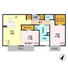 内房線/姉ケ崎駅 徒歩10分 1階 築8年 2LDKの間取り