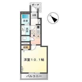 間取図 内房線/五井駅 徒歩5分 1階 築7年